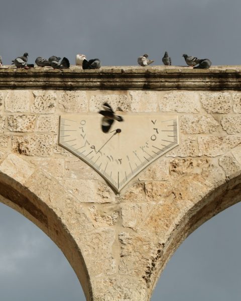 low angle photography of concrete arch