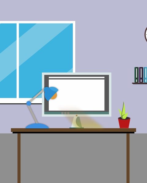 Windows-bureaublad met meerdere app-snelkoppelingen en icoontjes