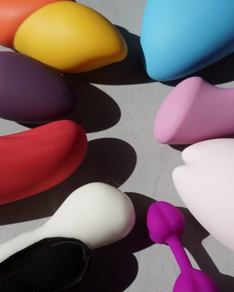 pink yellow blue and white balloons