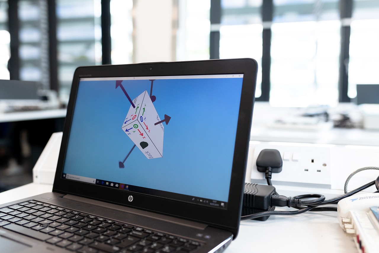 Een kwantumcomputer in een laboratoriumomgeving, omgeven door koelinstallaties en technische apparatuur