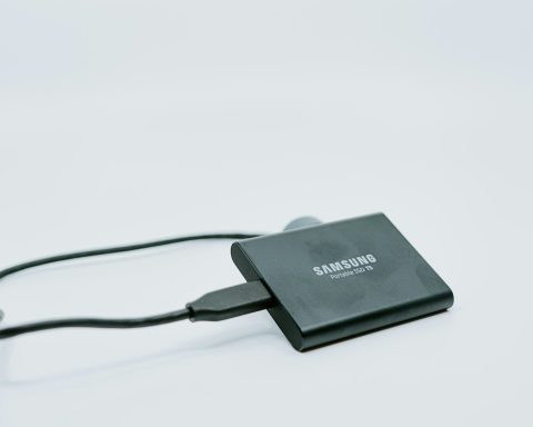 black Samsung power bank